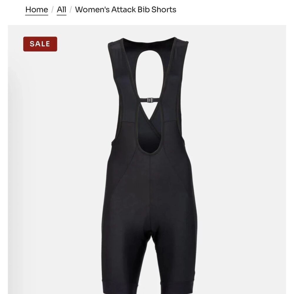 Pearl Izumi Attack Bib Shorts Black NWT Women's Size Large - Picture 3 of 11